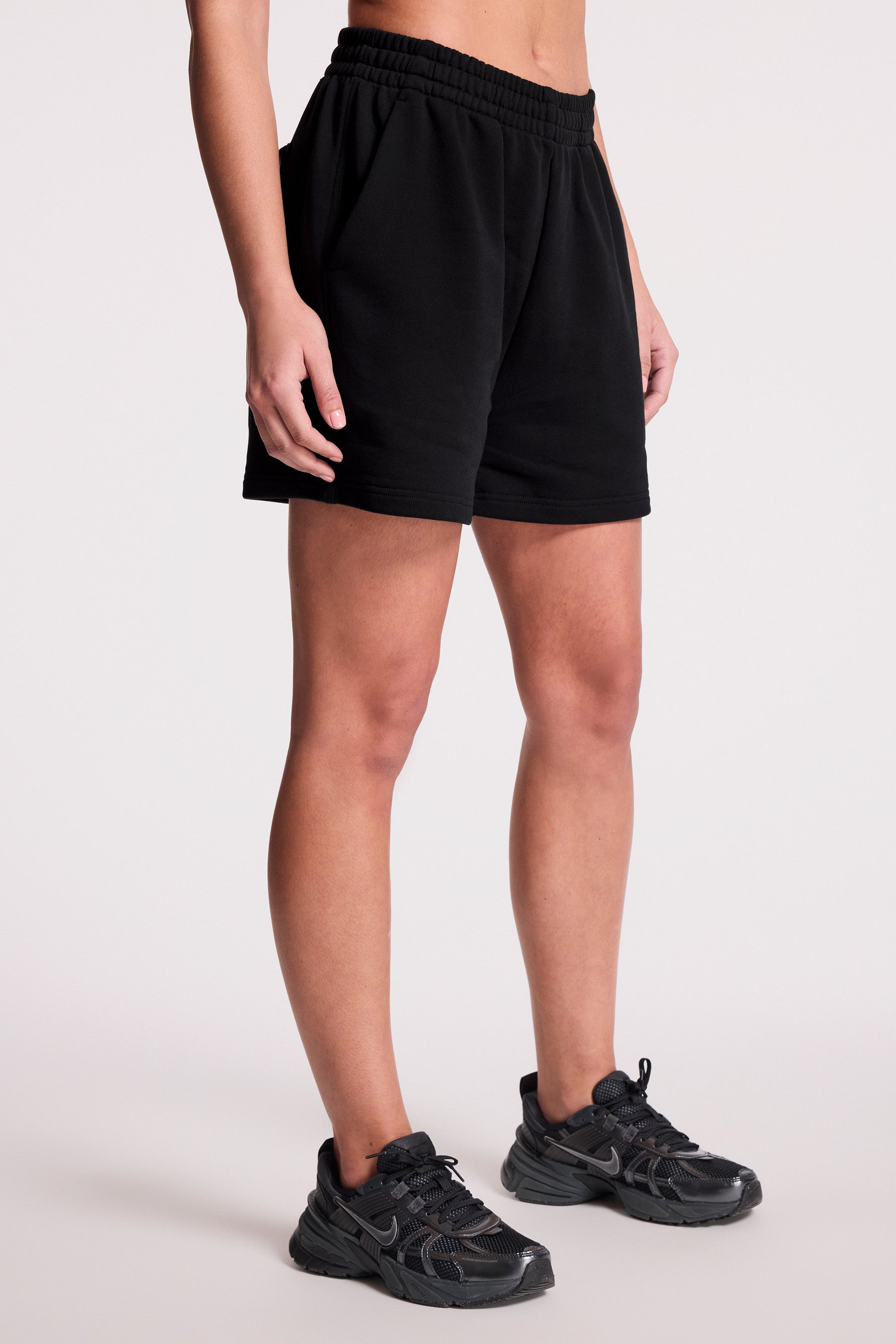 Classic Logo Terry Sweat Short - Black