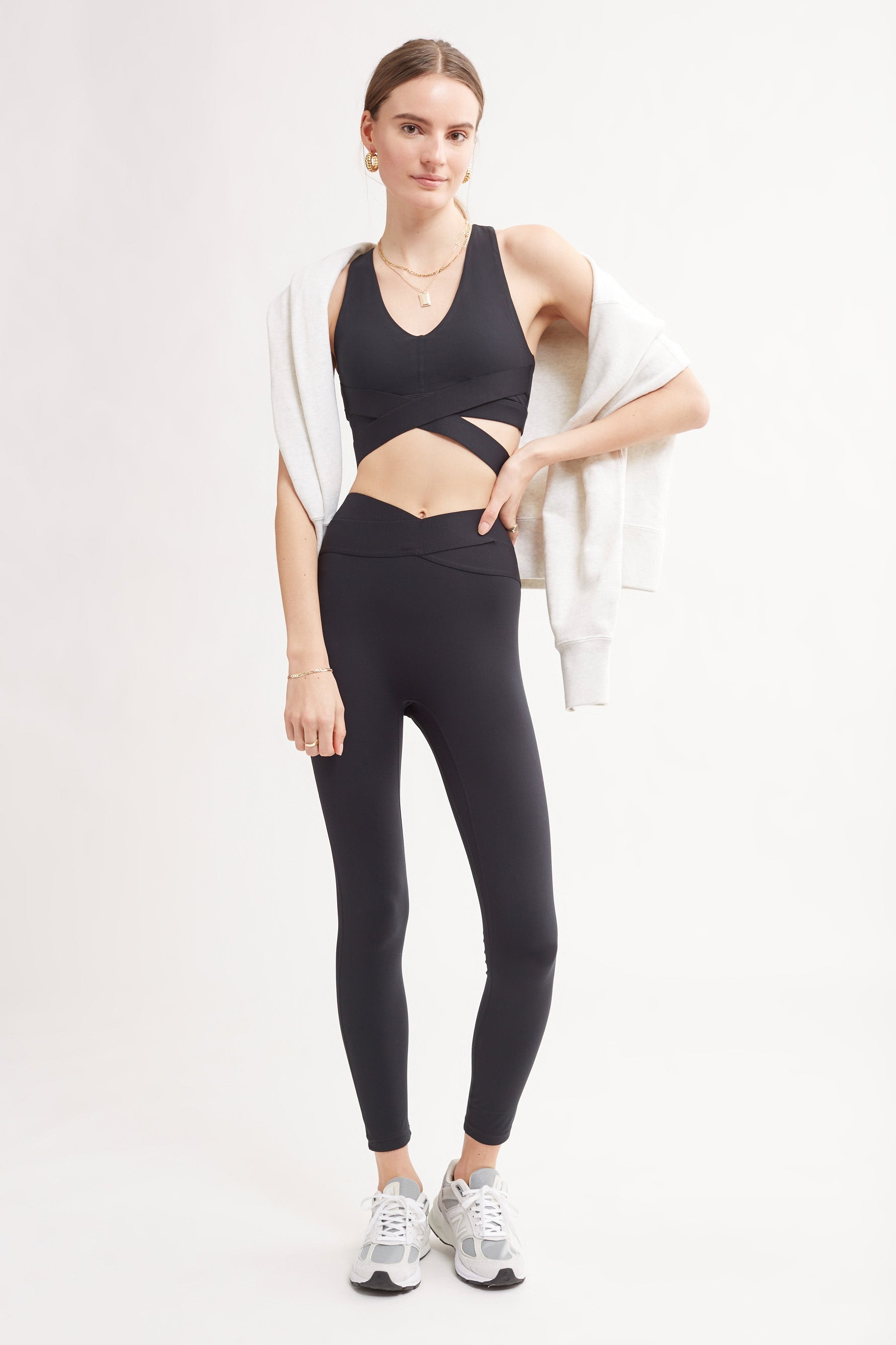 Corso Crossover Legging - Black