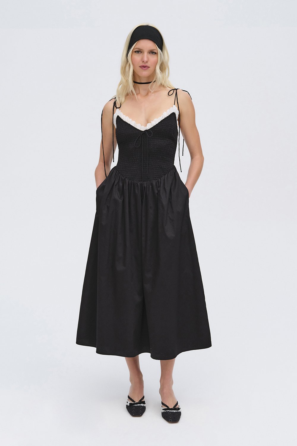 For Love & Lemons Bethany Midi Dress