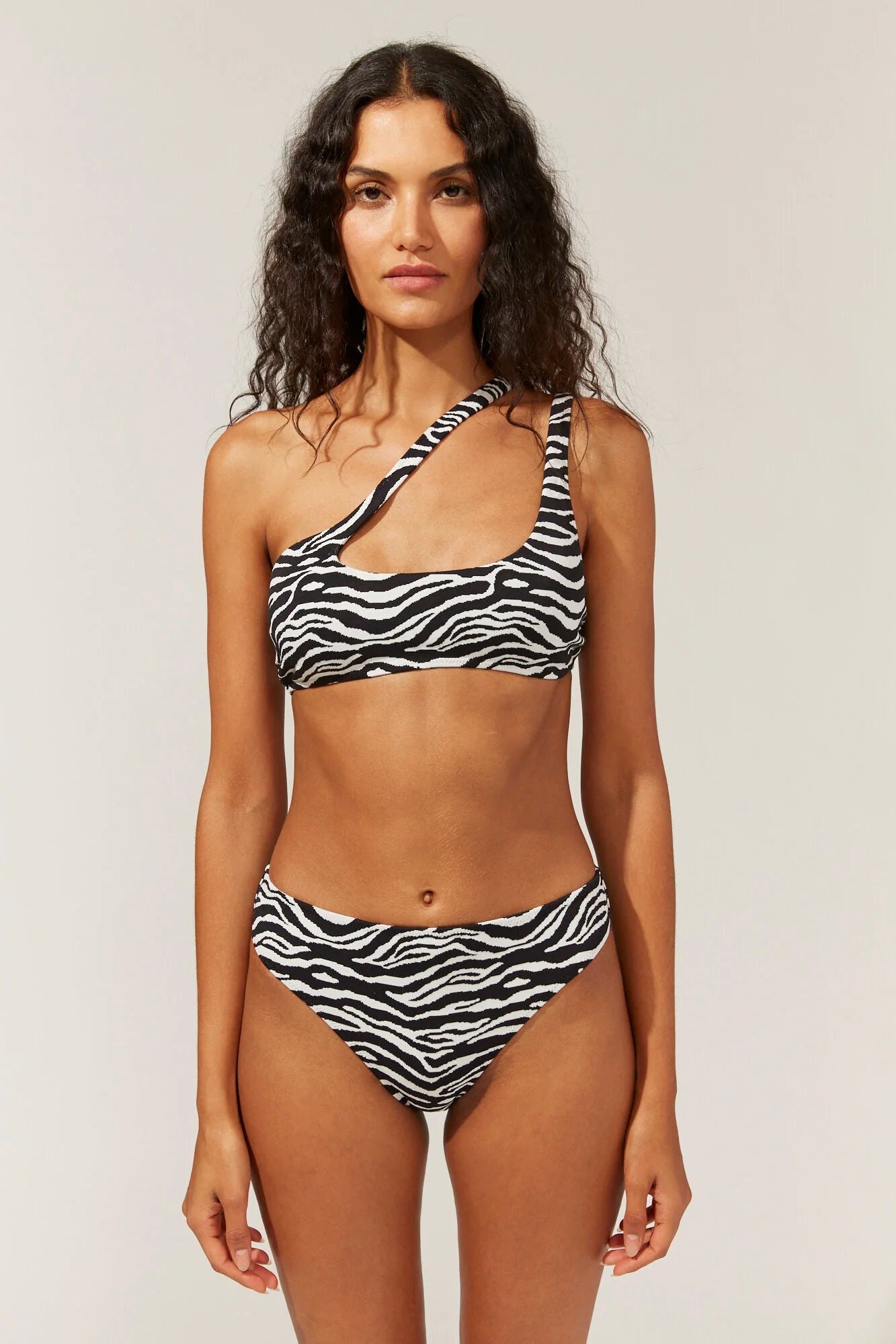 Solid & Striped The Brody Bikini - Zebra Jacquard