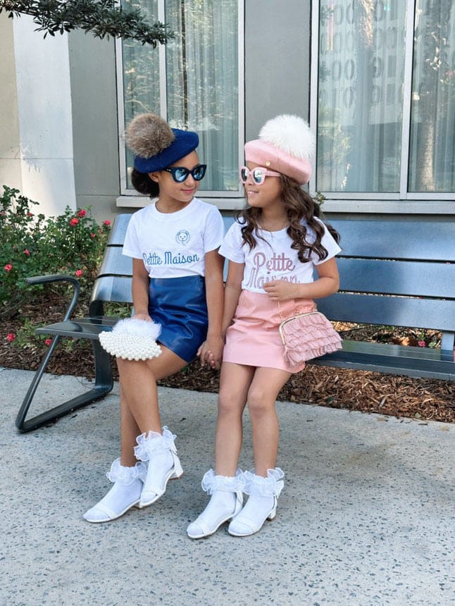 Petite Maison Pink Logo Pima Cotton T-Shirt - Petite Maison Kids