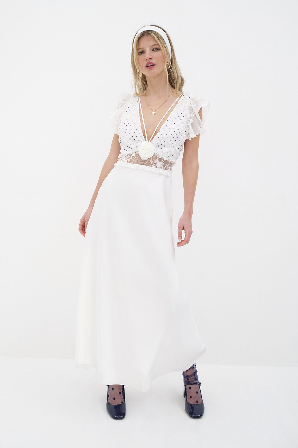 For Love & Lemons Carmen Maxi Dress
