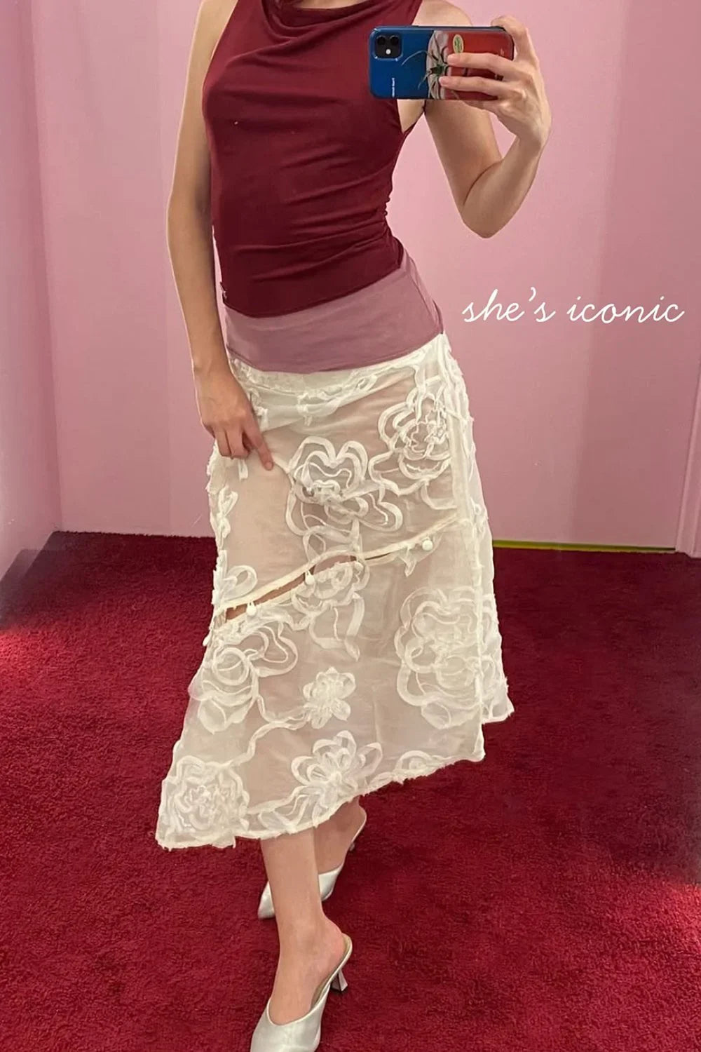 House of Sunny Casa Anglaise Skirt