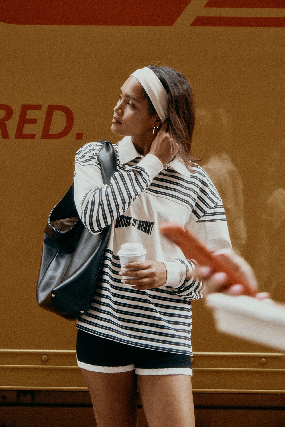 House of Sunny Contrast Hot Pants