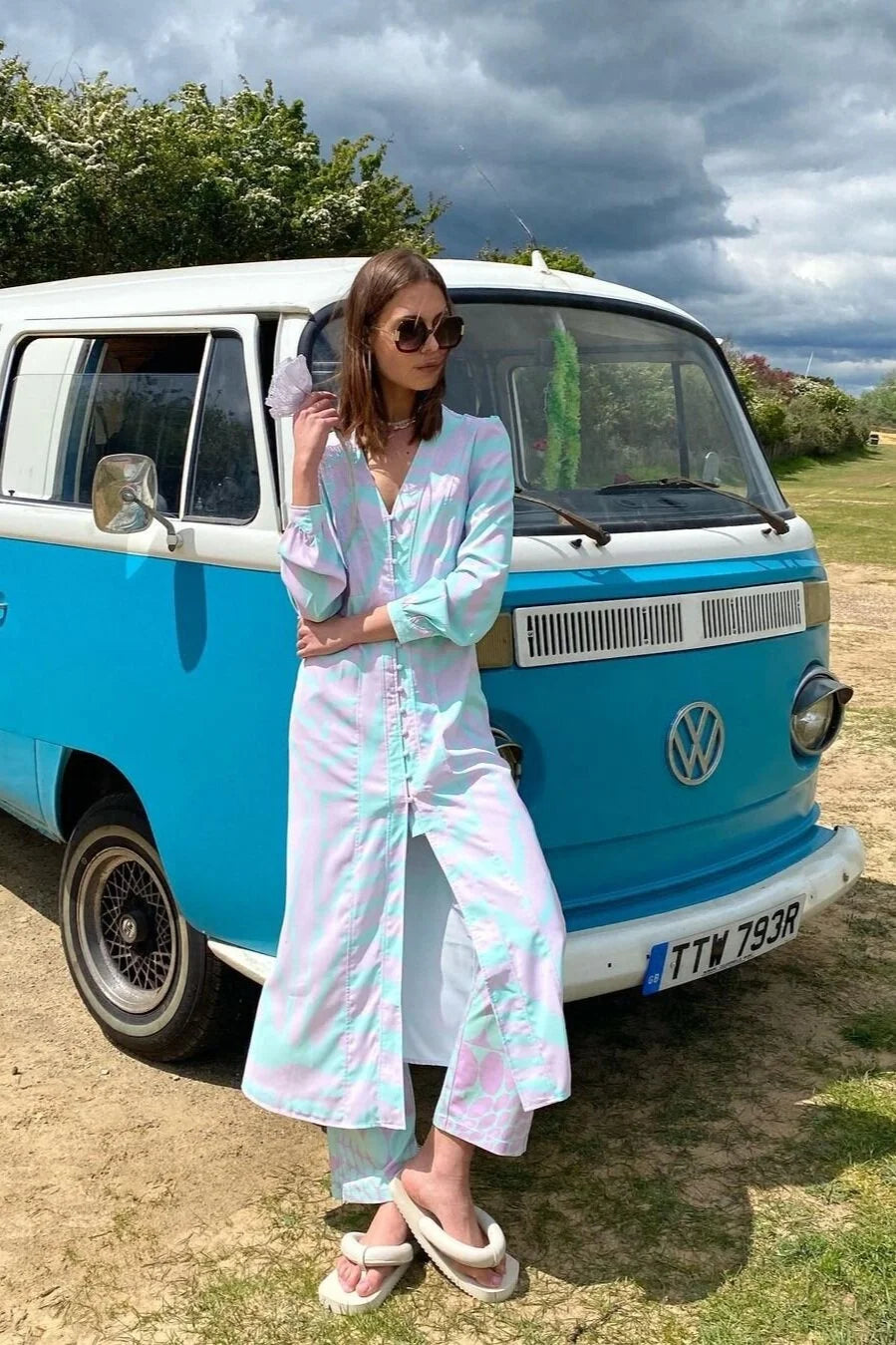 House of Sunny Coral Dress