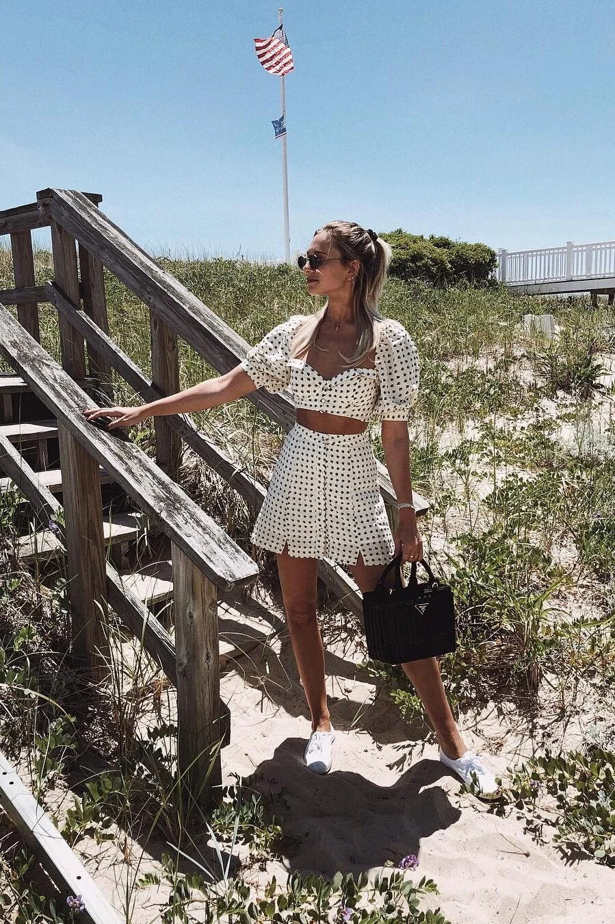 For Love & Lemons Sweetheart Mini Skirt