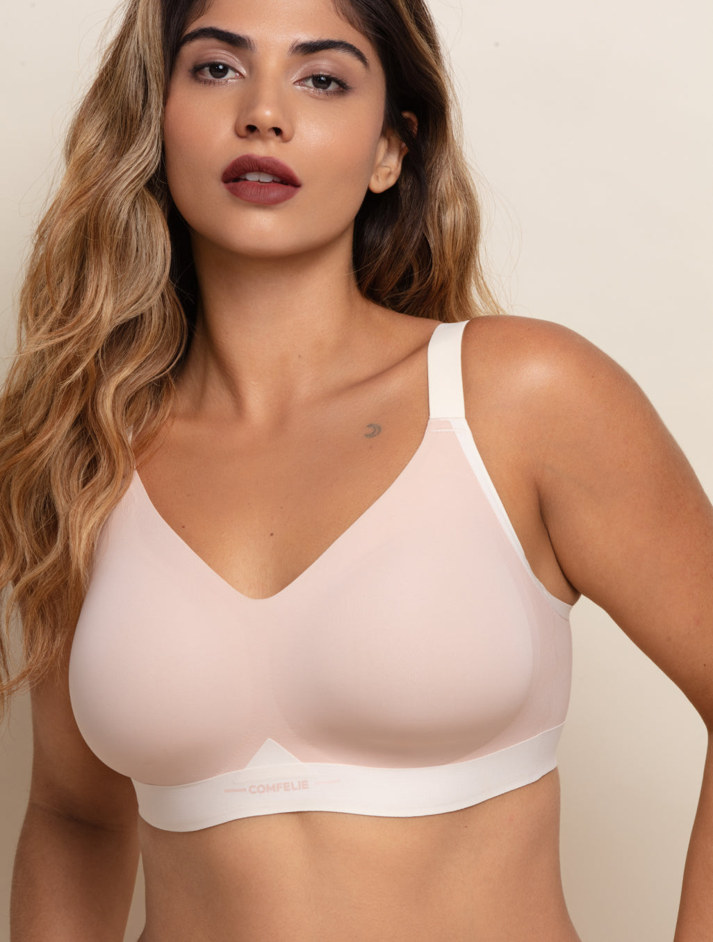 Comfelie Airlite Everyday Bra V-Neck Color Blocking 
