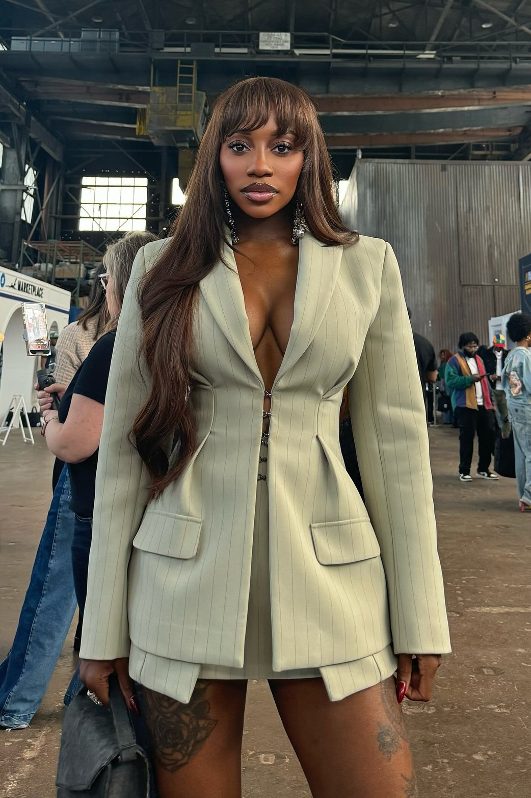 @itsashforde in Significant Other Ebony Mini Skirt