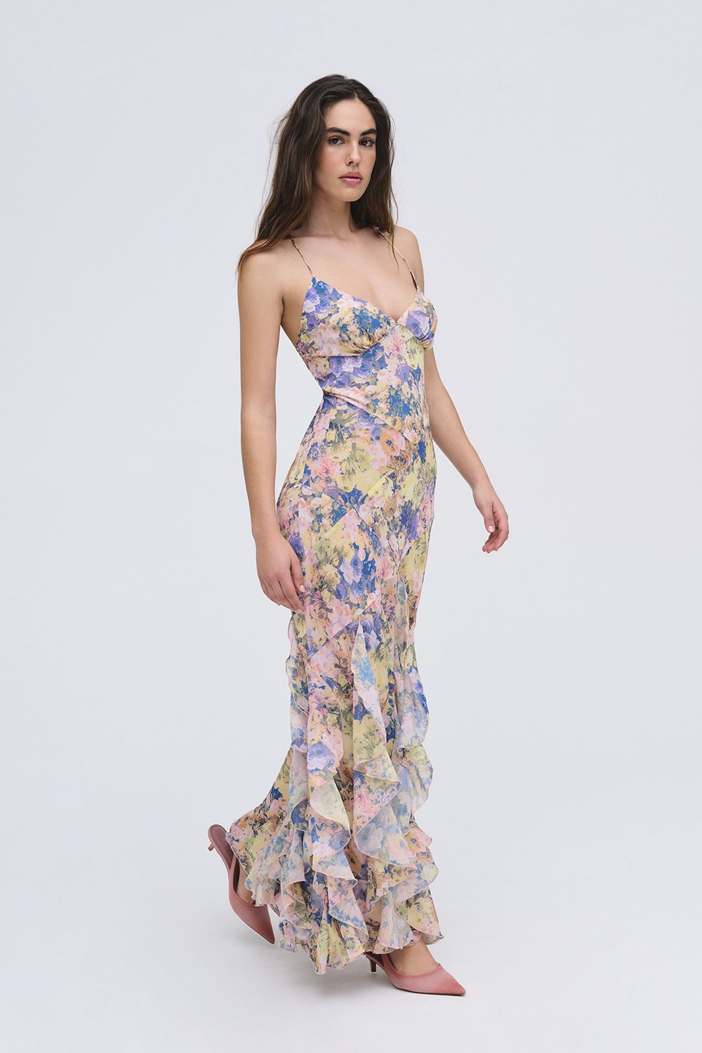 For Love & Lemons Elea Maxi Dress