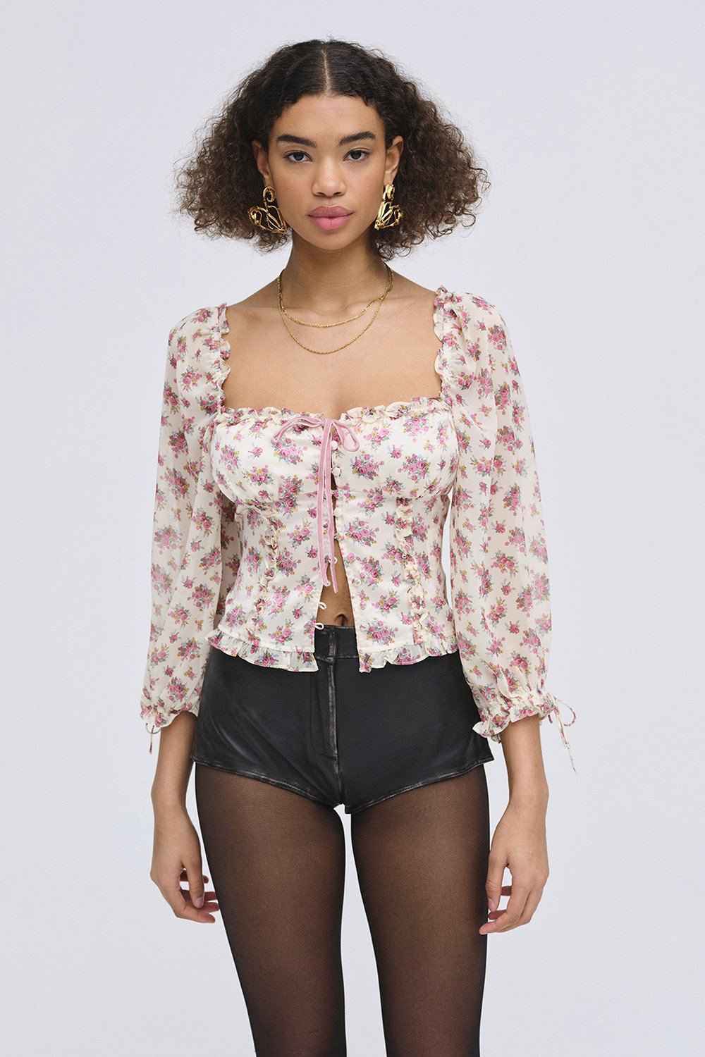 For Love & Lemons Etienne Top