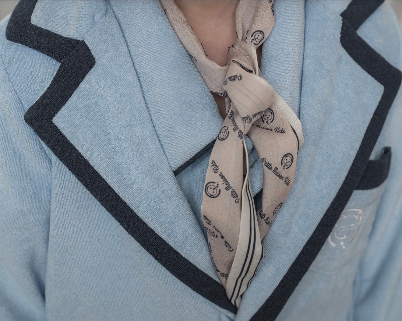 Terry Baby Blue Boys' Blazer - Petite Maison Kids