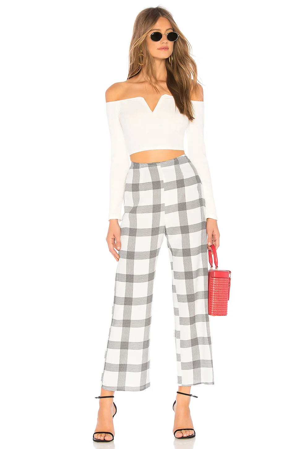 Flynn Skye Parker Pants - Cute In Checks