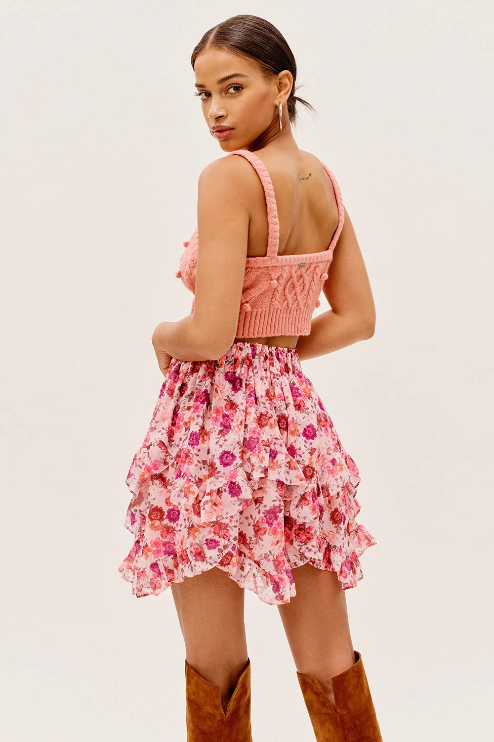 For Love & Lemons Florentina Sweater Tank