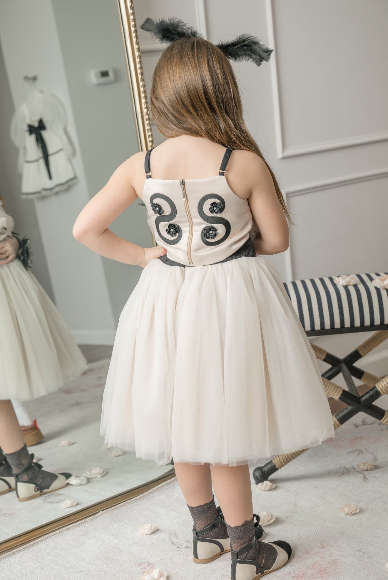 Coco-Caramel Tulle Skirt - Petite Maison Kids