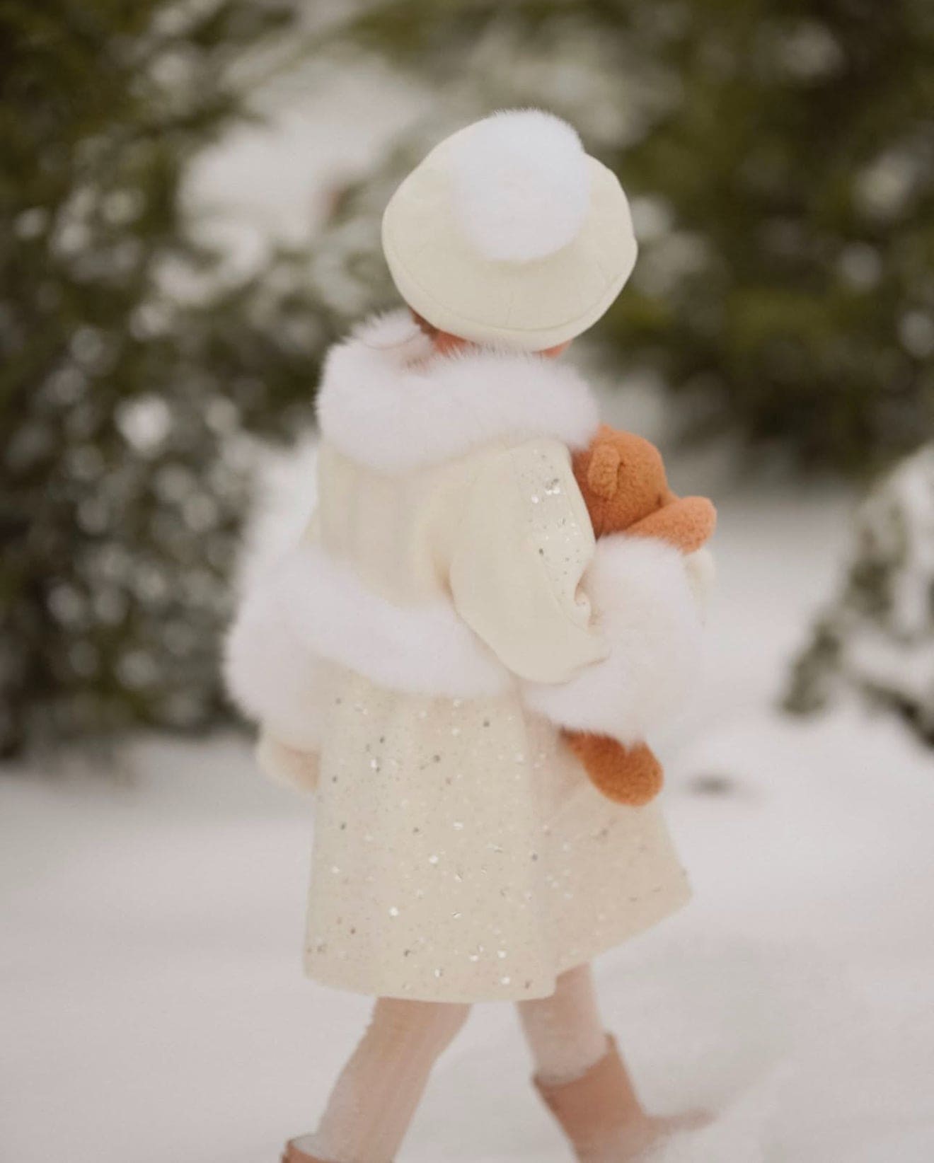 Marshmallow Wool Dress - Petite Maison Kids
