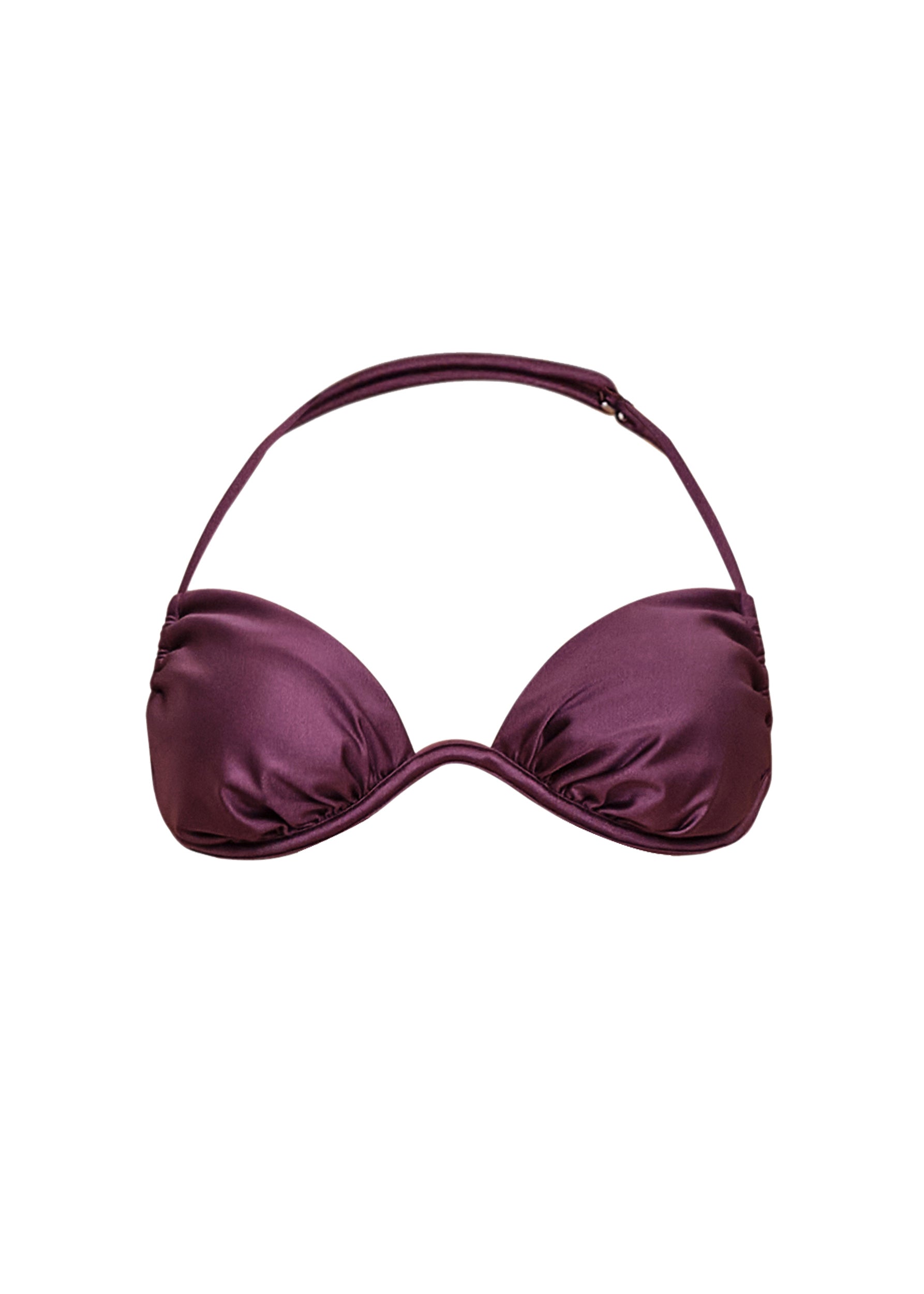GADU BIKINI TOP - EGGPLANT