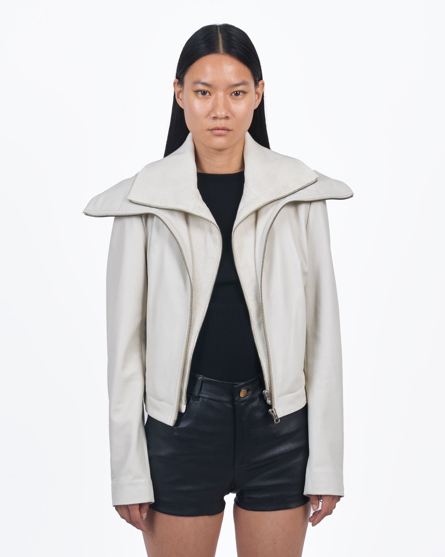 Giacca Lusso Dramatic Collar Jacket Off White