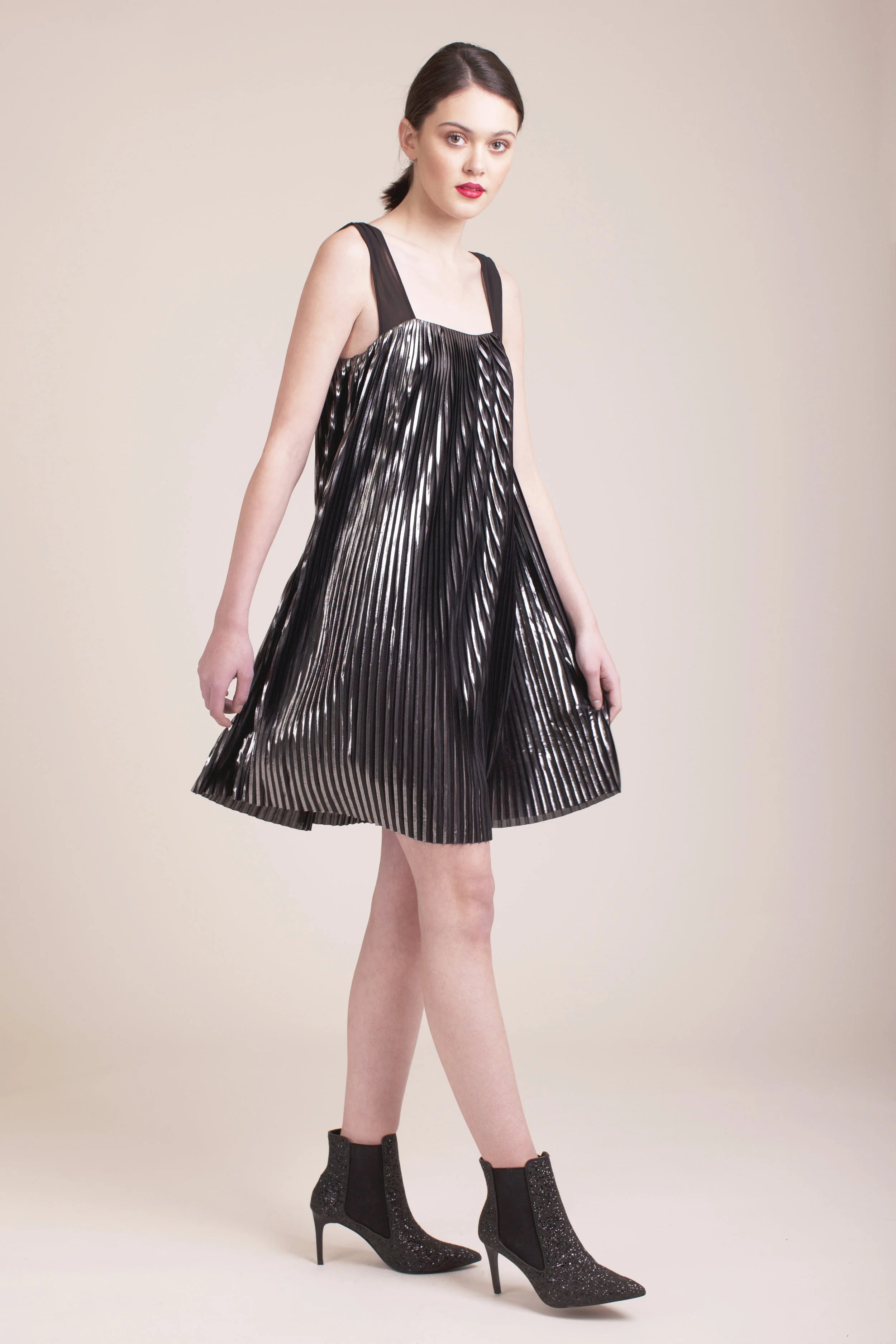 Deby Debo Gold Obsession Dress - Silver