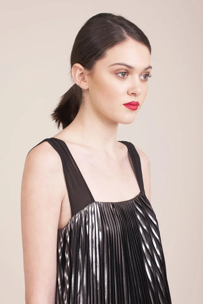 Deby Debo Gold Obsession Dress - Silver