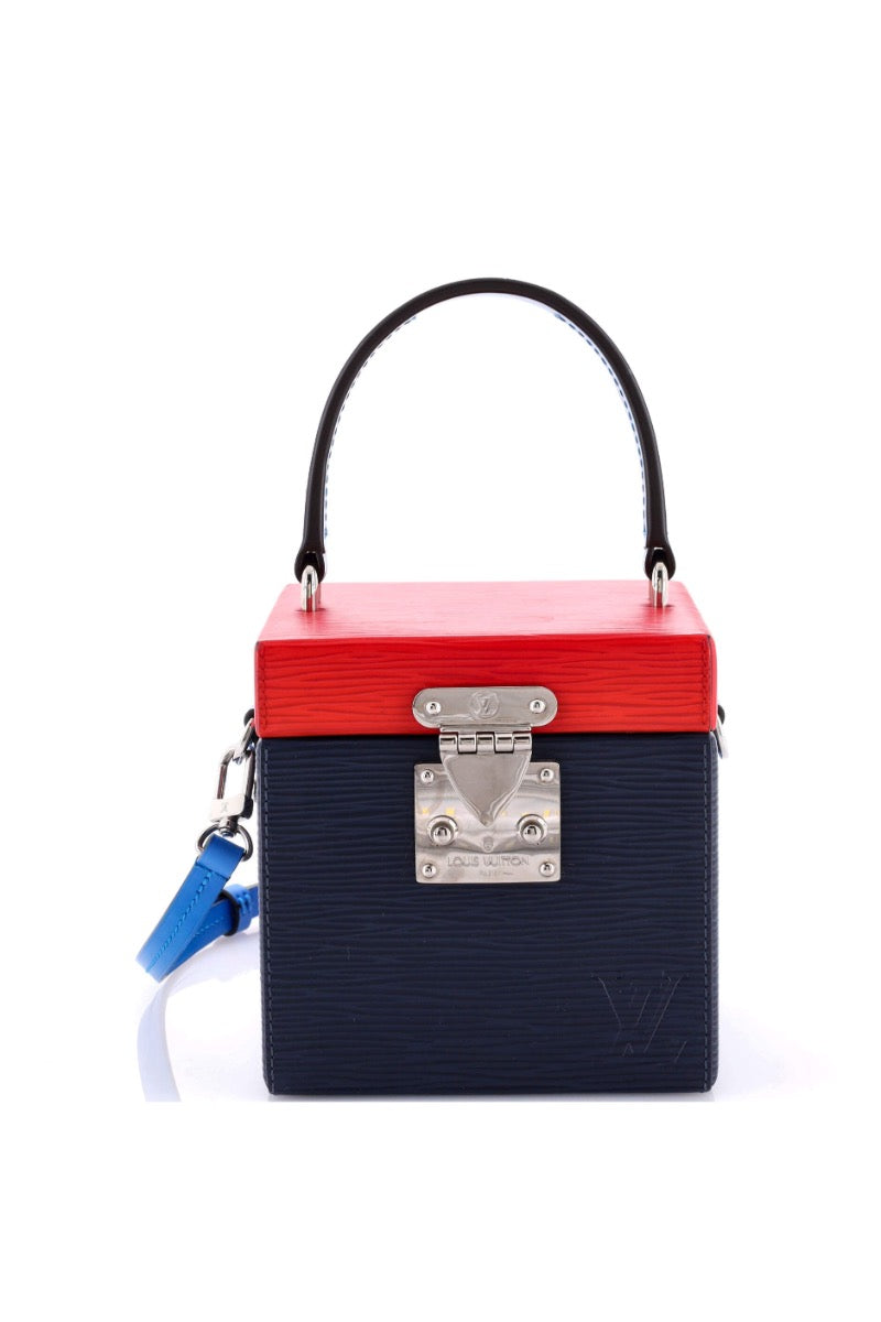 Bleeker Box-Blue/Red