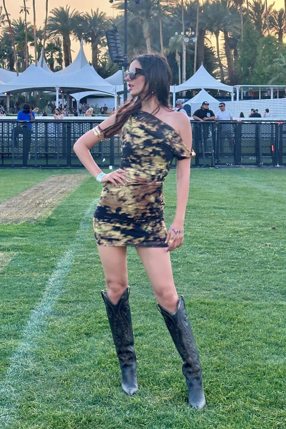 @victoriajustice in Significant Other Havana Mini Dress