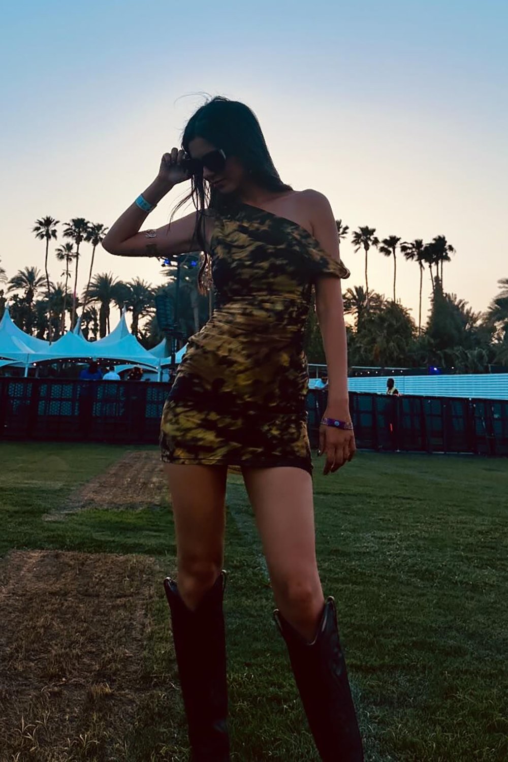 @victoriajustice in Significant Other Havana Mini Dress