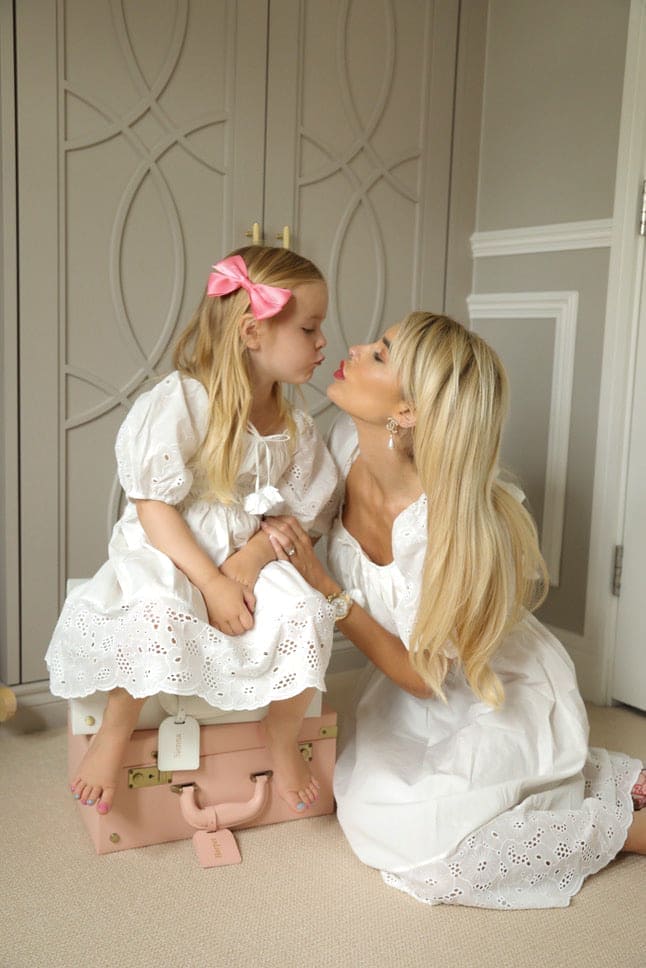 Blanca White Cotton Mom Dress - Petite Maison Kids