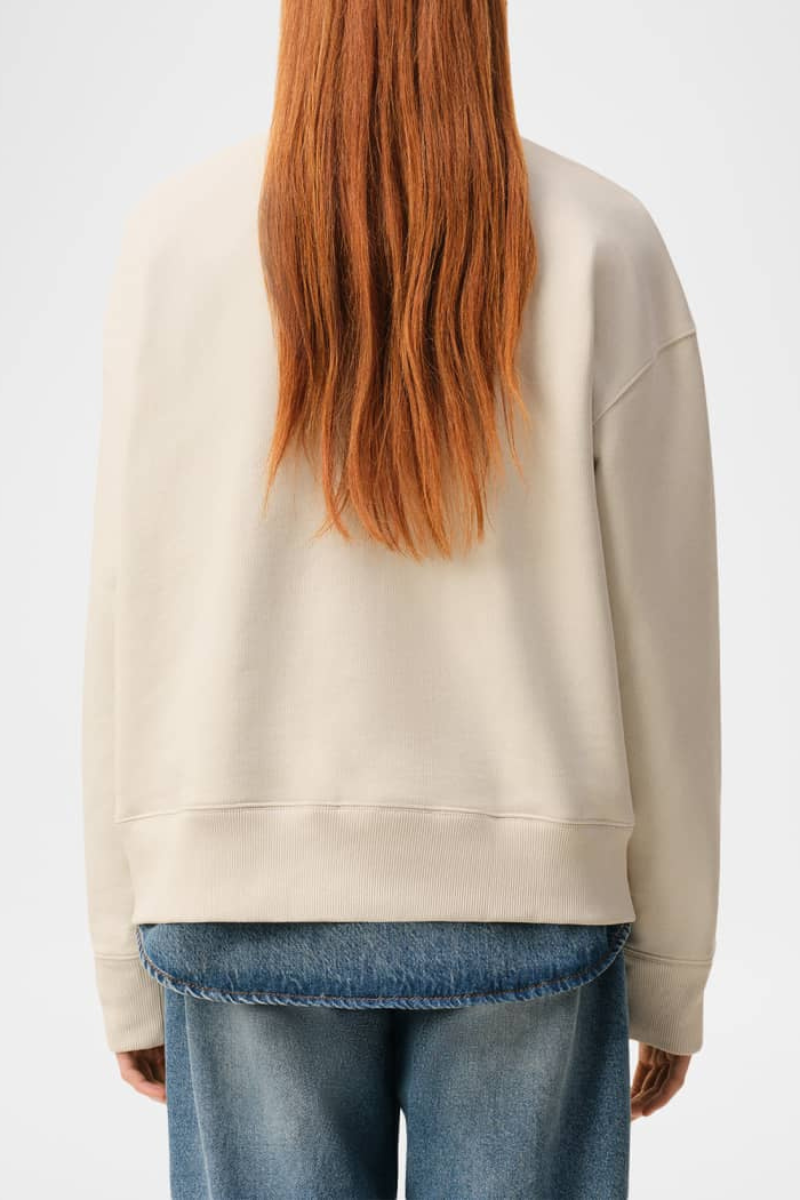 Ami Paris Ami De Coeur Embroidered Crewneck Sweatshirt