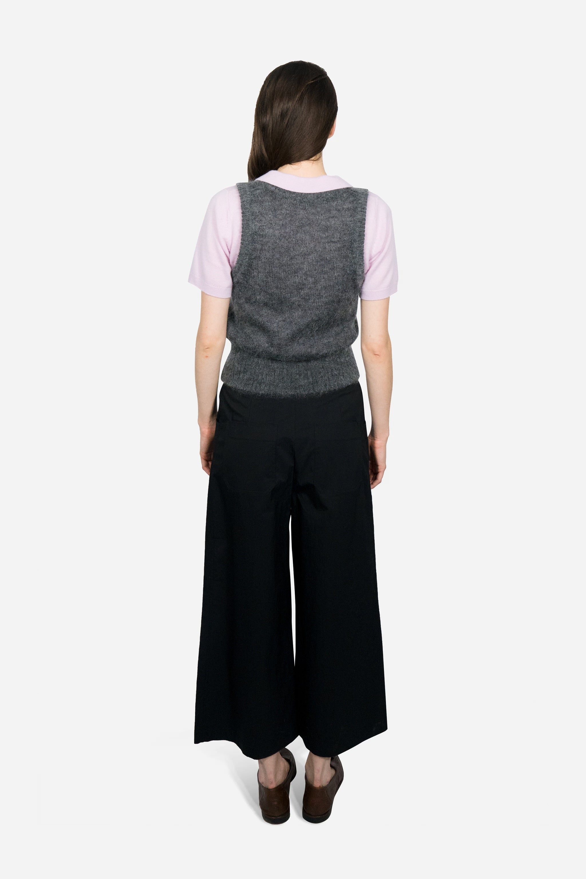 Sway Cotton Palazzo Pants in Black - Du & Berry