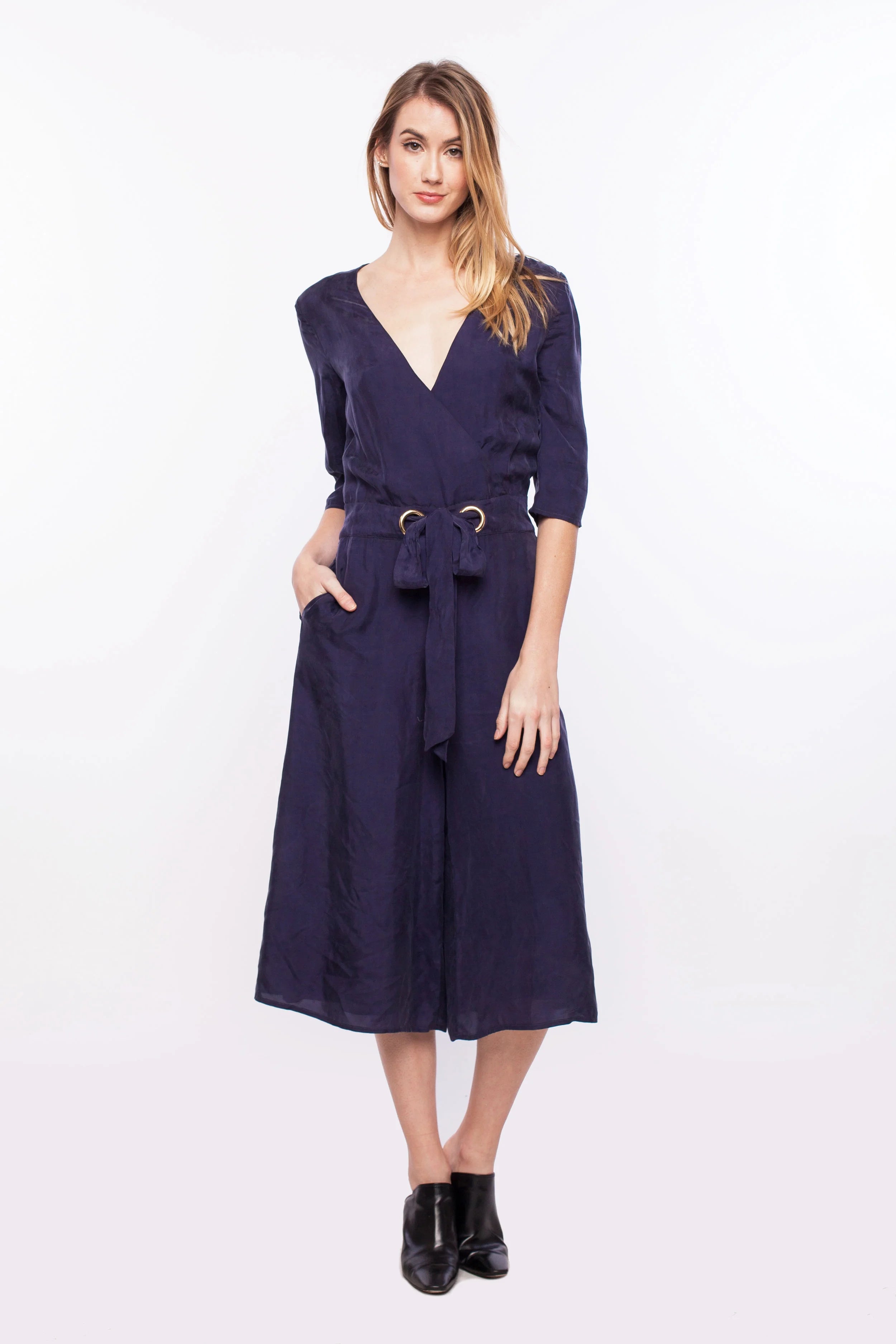 Line & Dot Rue Grommet Jumpsuit