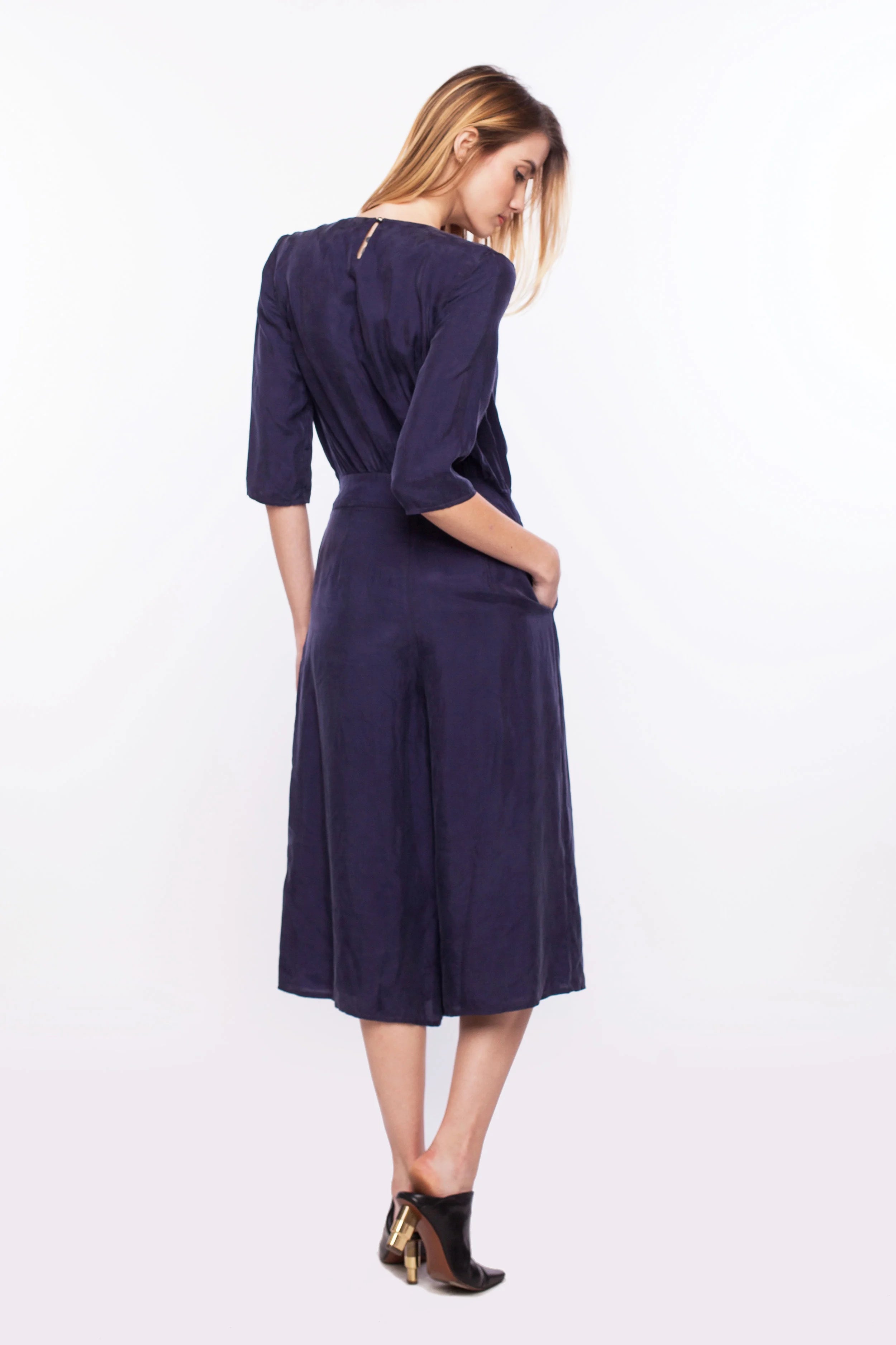 Line & Dot Rue Grommet Jumpsuit