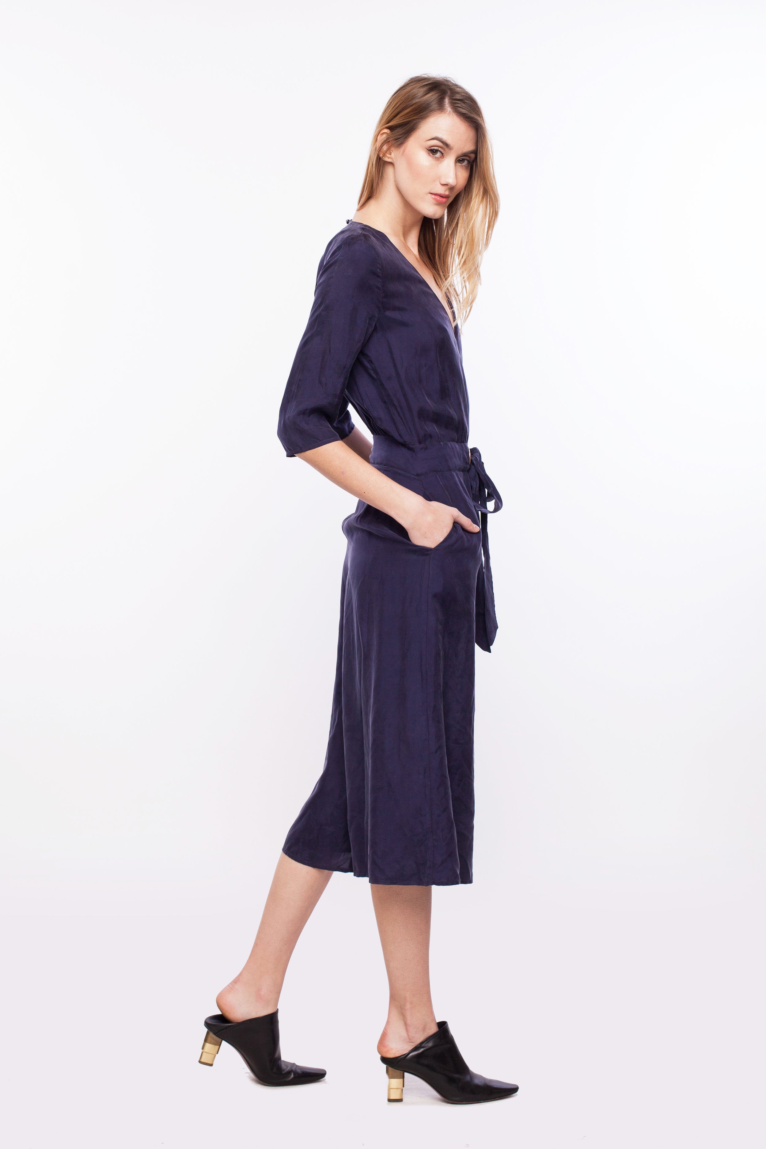 Line & Dot Rue Grommet Jumpsuit