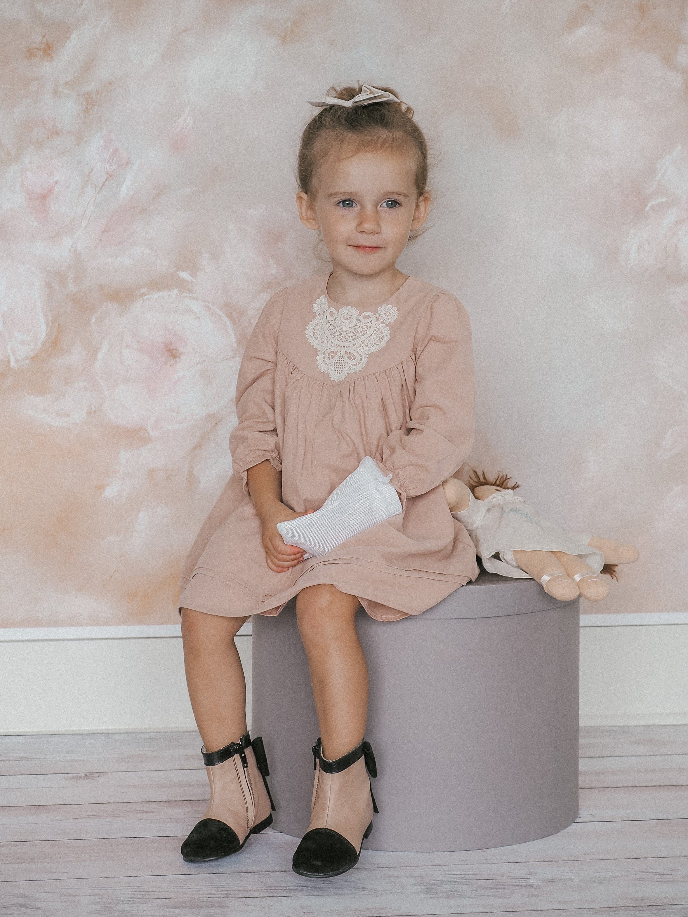 Clara Leather Booties - Petite Maison Kids