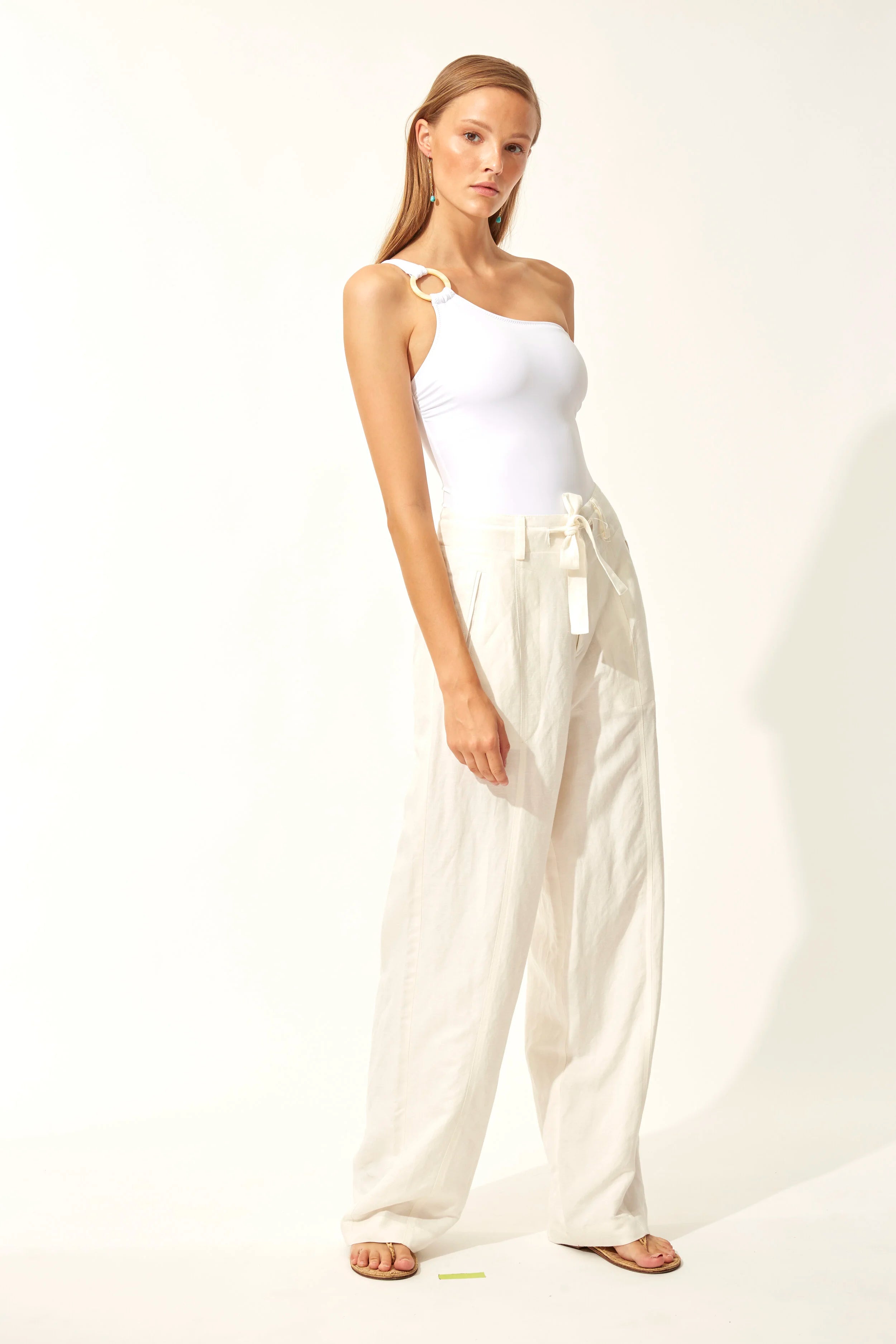 Solid & Striped The Juliana One Piece - White