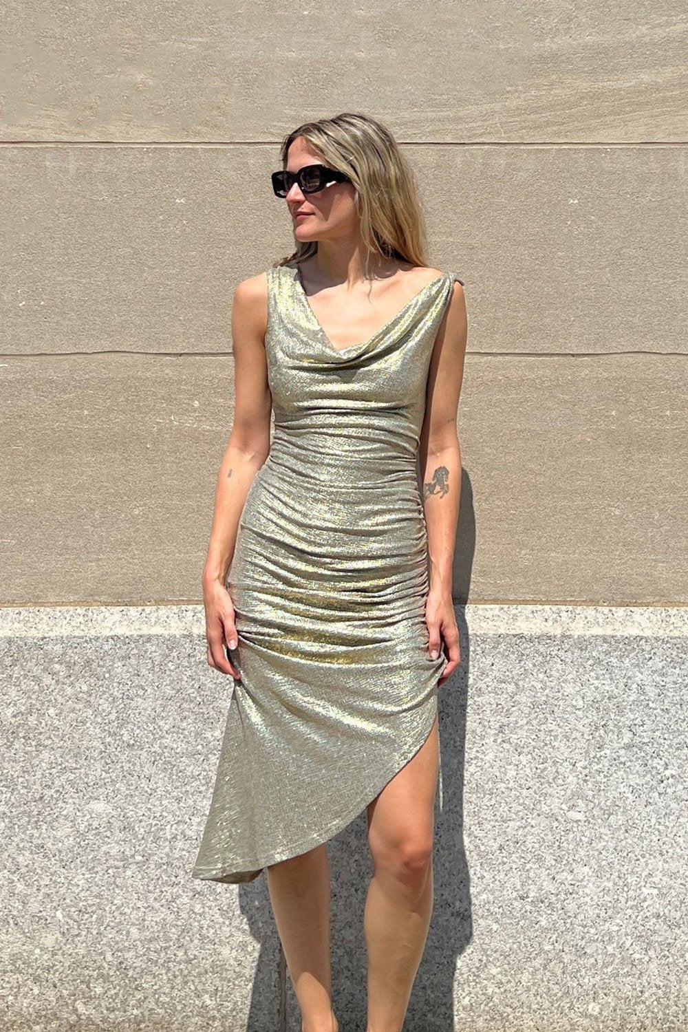 @elizagracehuber in Significant Other Jemima Midi Dress