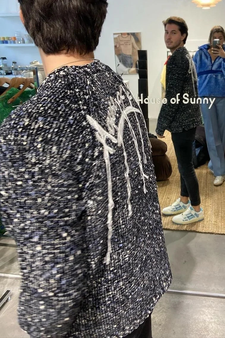 House of Sunny Kurt Chenille - Salt And Pepper