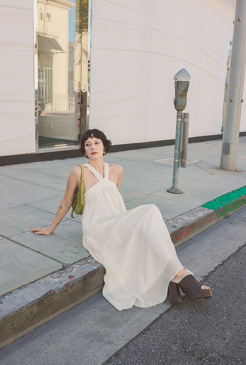 Gayle Dress | Ivory