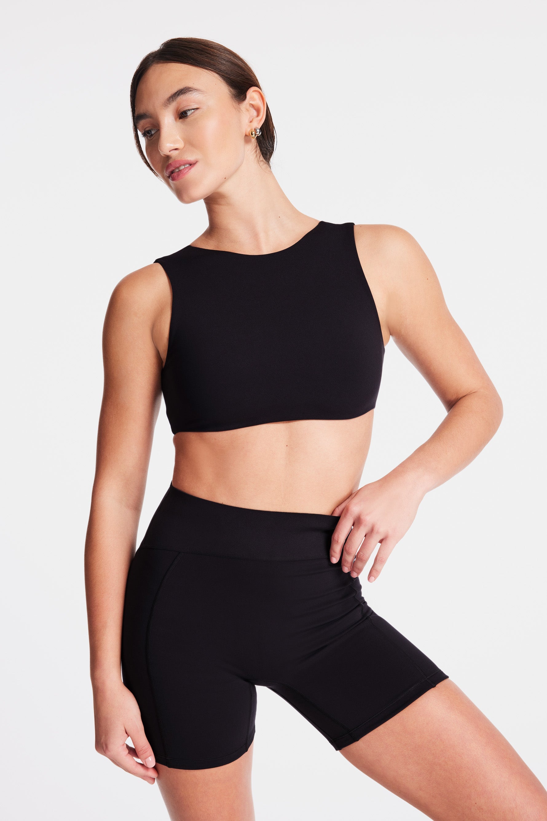 Bella Bonded Bike Short - Black