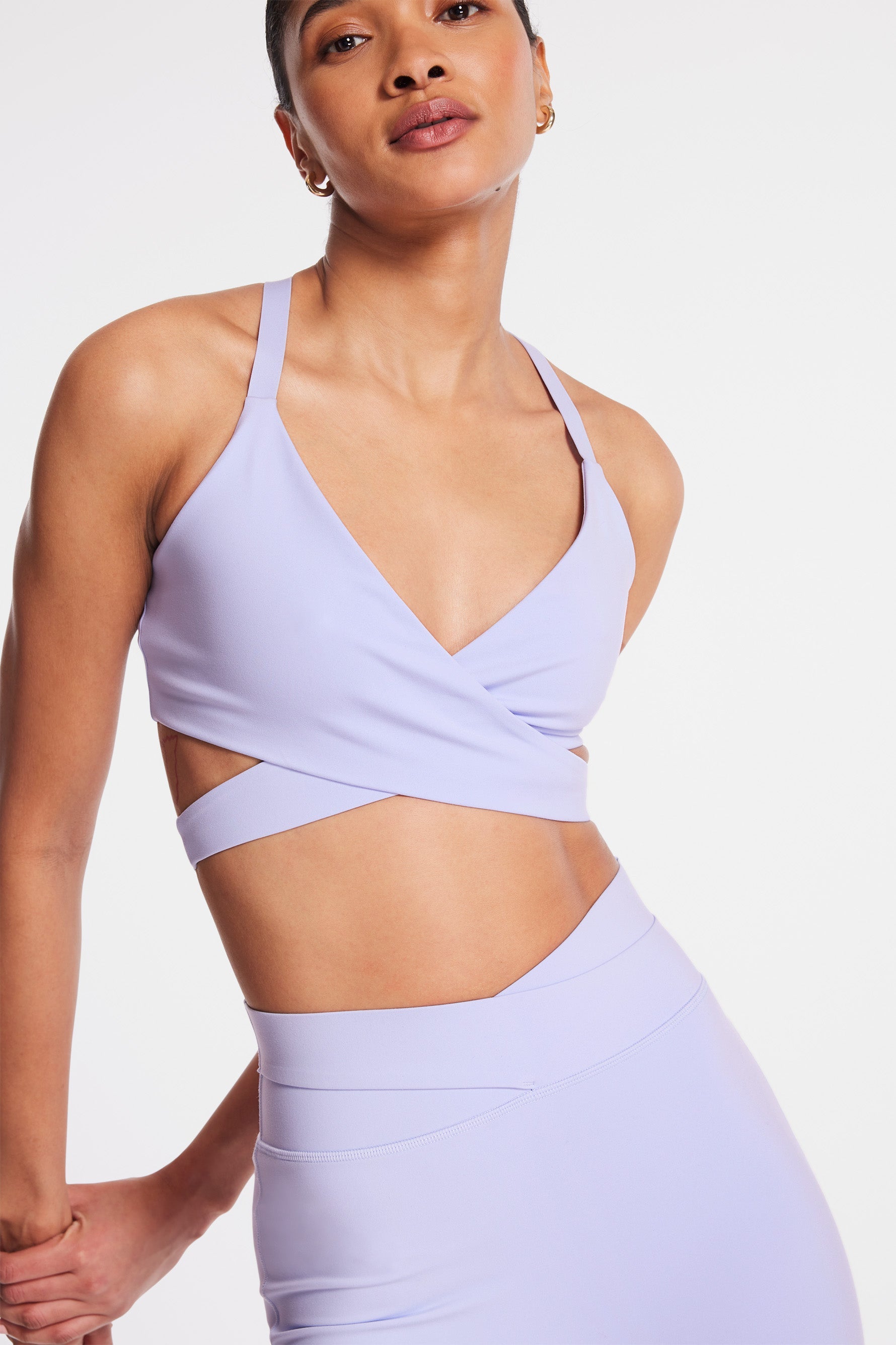 Luna Wrap Bra - Baby Lavender