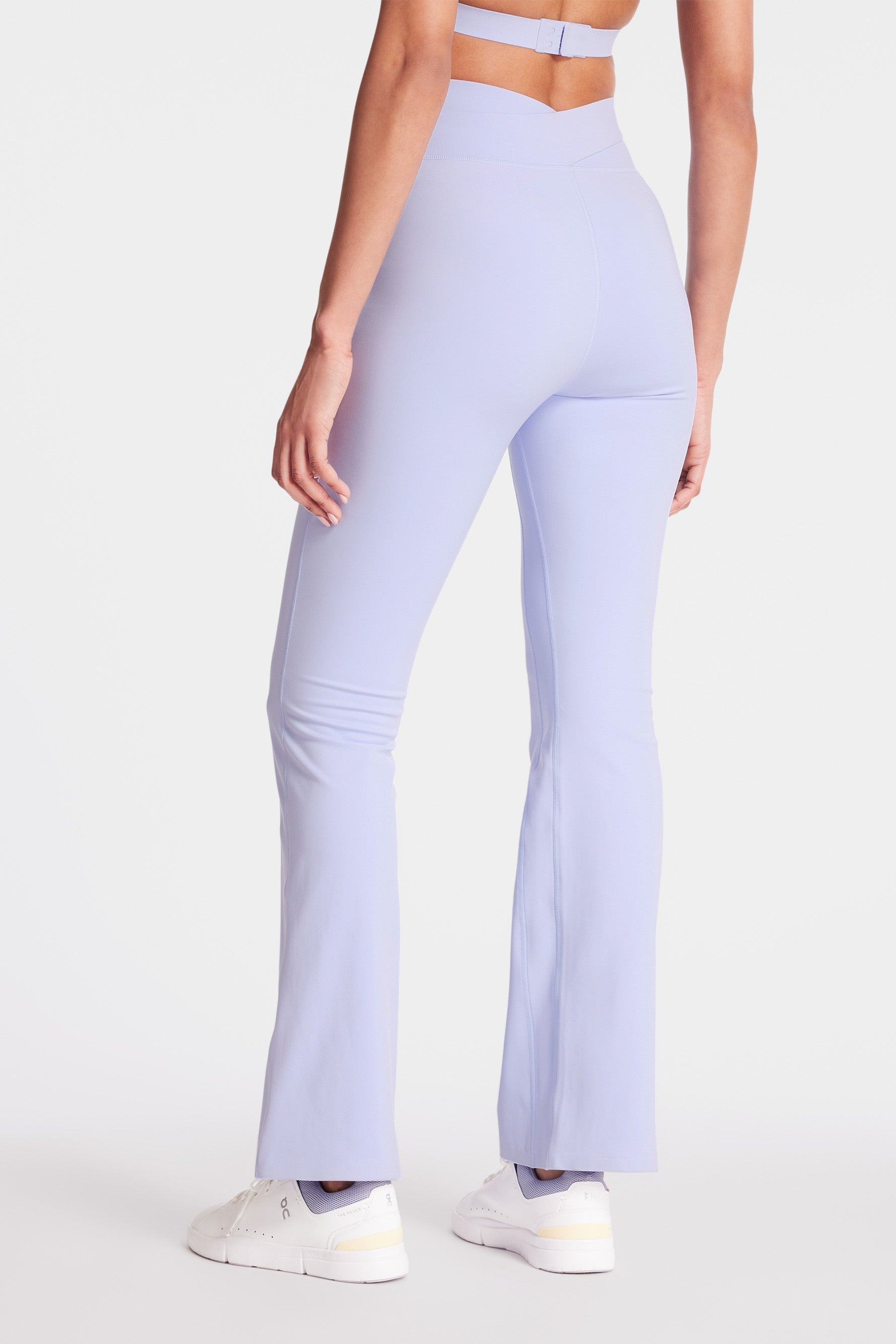 Luna Wrap Flare Legging - Baby Lavender