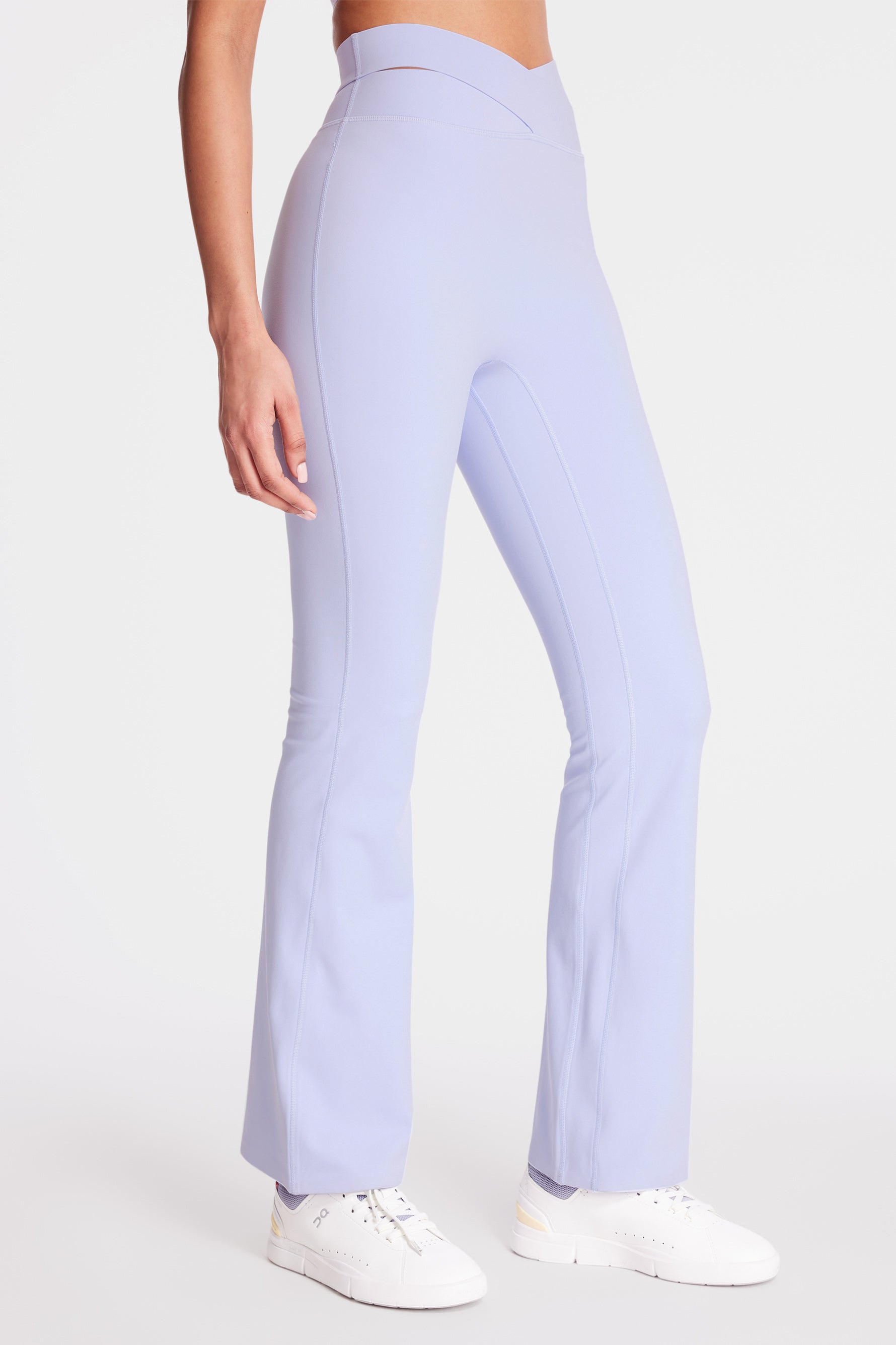 Luna Wrap Flare Legging - Baby Lavender