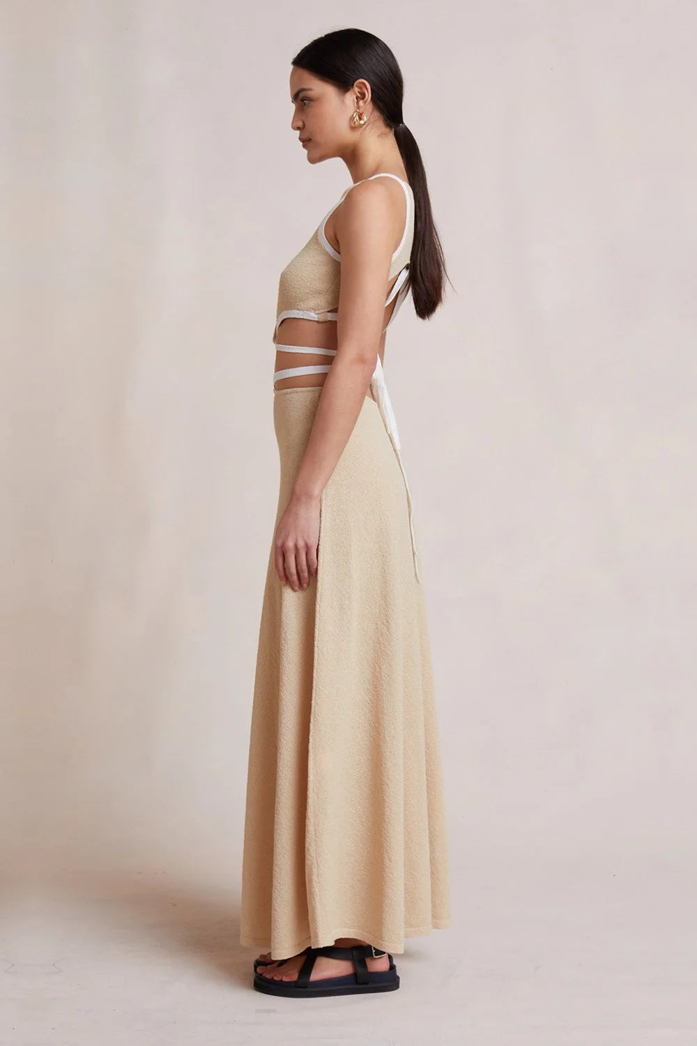 Bec + Bridge Lauryn Knit Top - Cream/ Sand