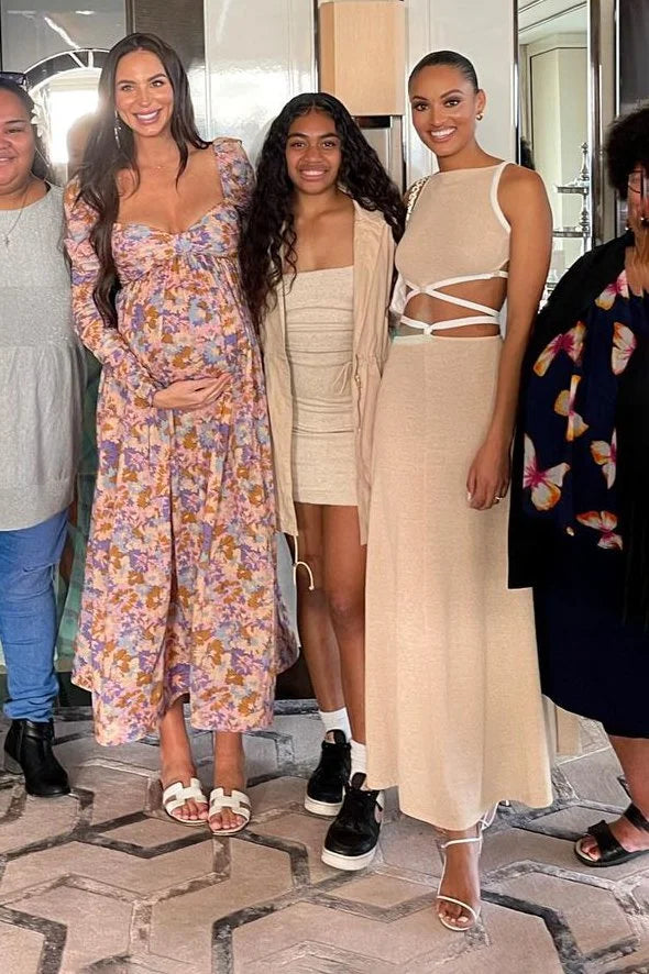 Lauryn Knit Skirt - Cream/ Sand