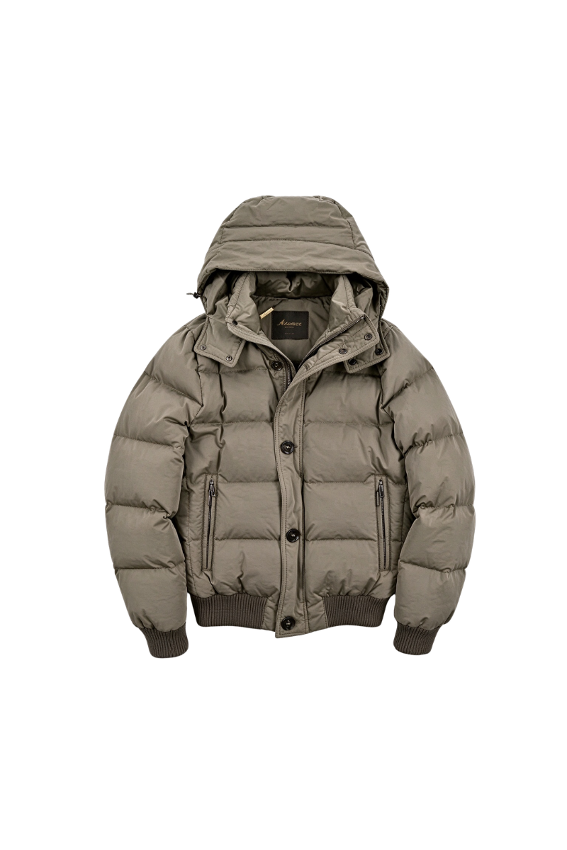 MooRER SPBACCO4DM Bomber Jacket Fango