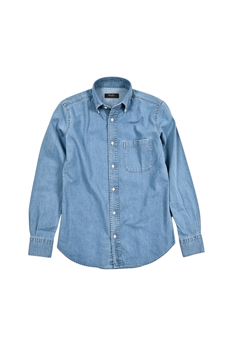 MooRER ROLF63DENIM Shirts Denim