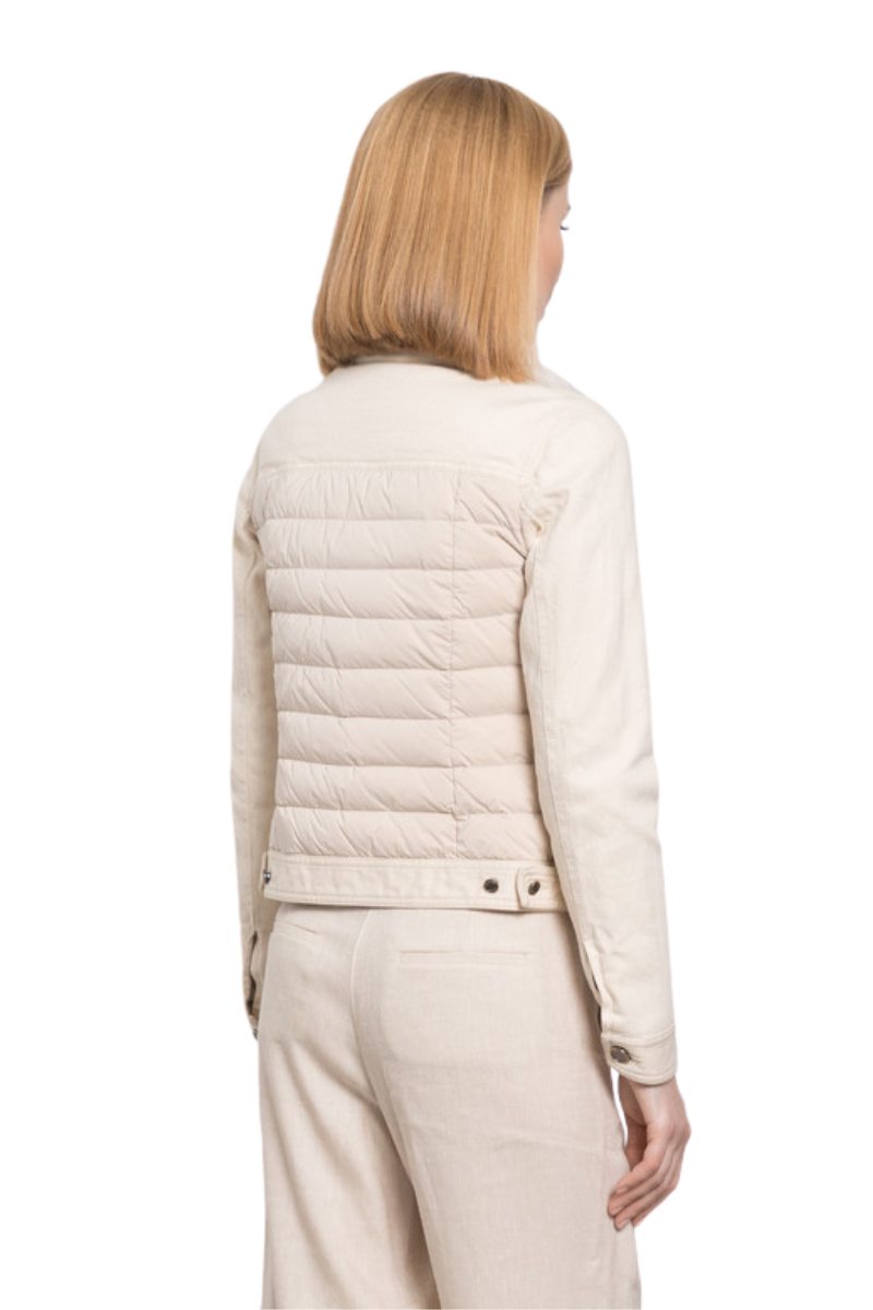 MooRER PETUNIAFUR211 Jacket Ecru