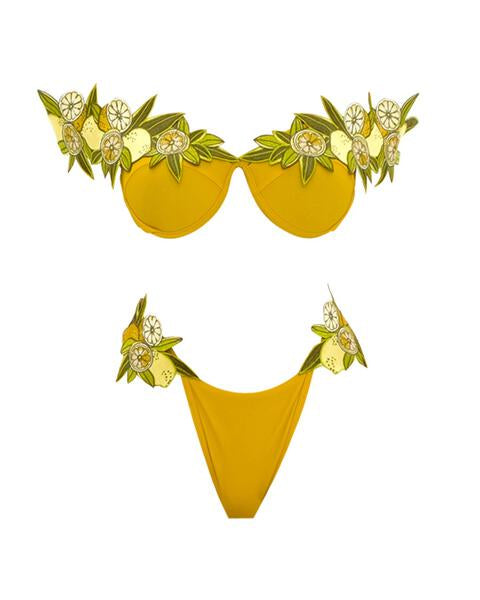 MONA MUSTARD BIKINI BOTTOM