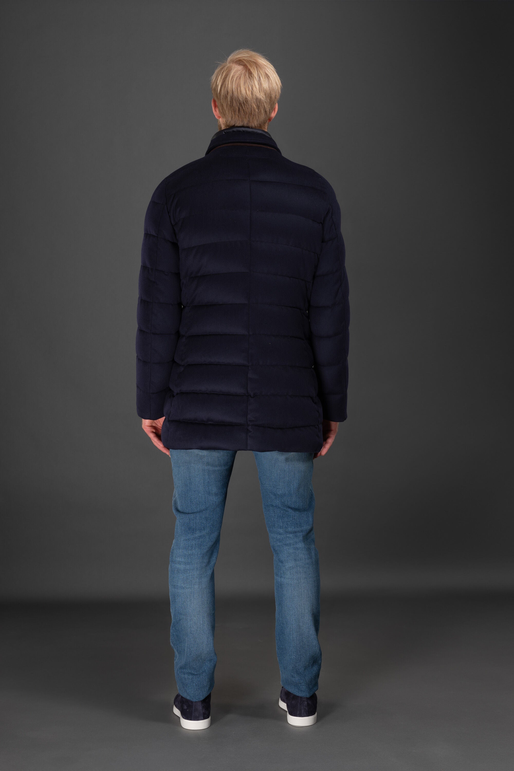 Moorer Costanzo LS9 Navy Jacket