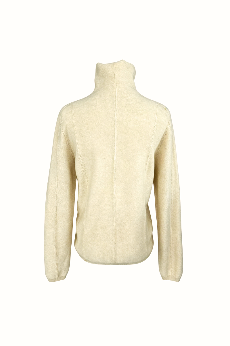 Max Simple Cashmere Turtleneck Pullover Almond MSDH266513A