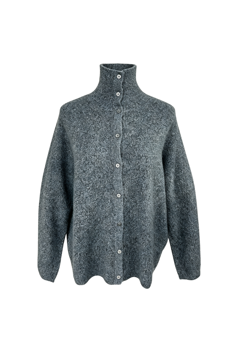 Max Simple Cashmere Cardigan Grey MSDH266532G